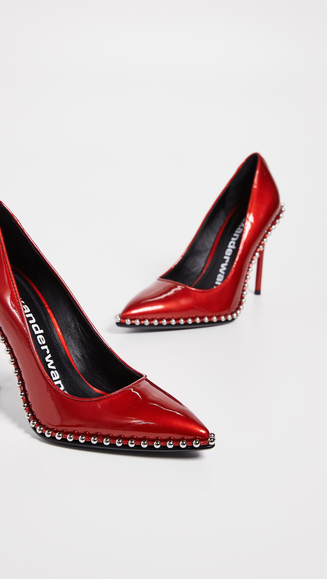 alexander wang red heels