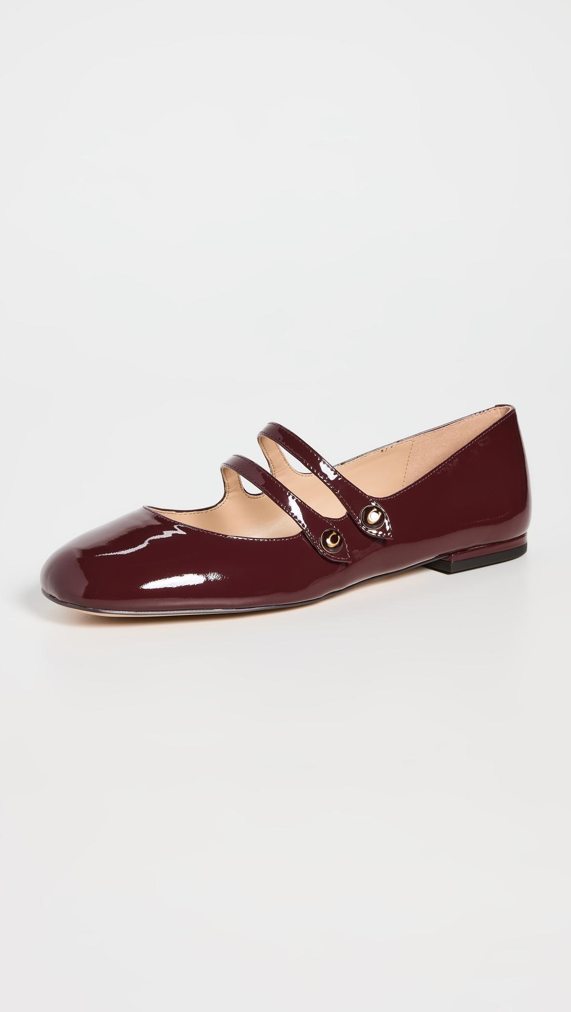 COACH Winley Mary Jane Flats | Lyst