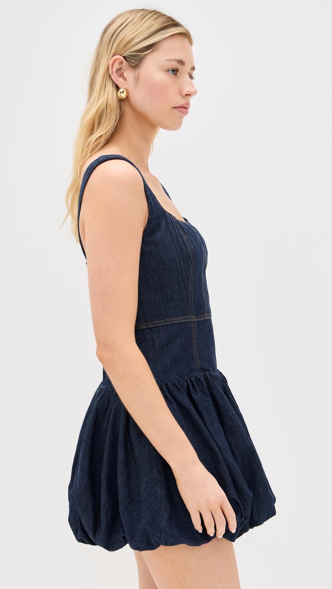 Reformation Delia Denim Mini Dress in Blue | Lyst