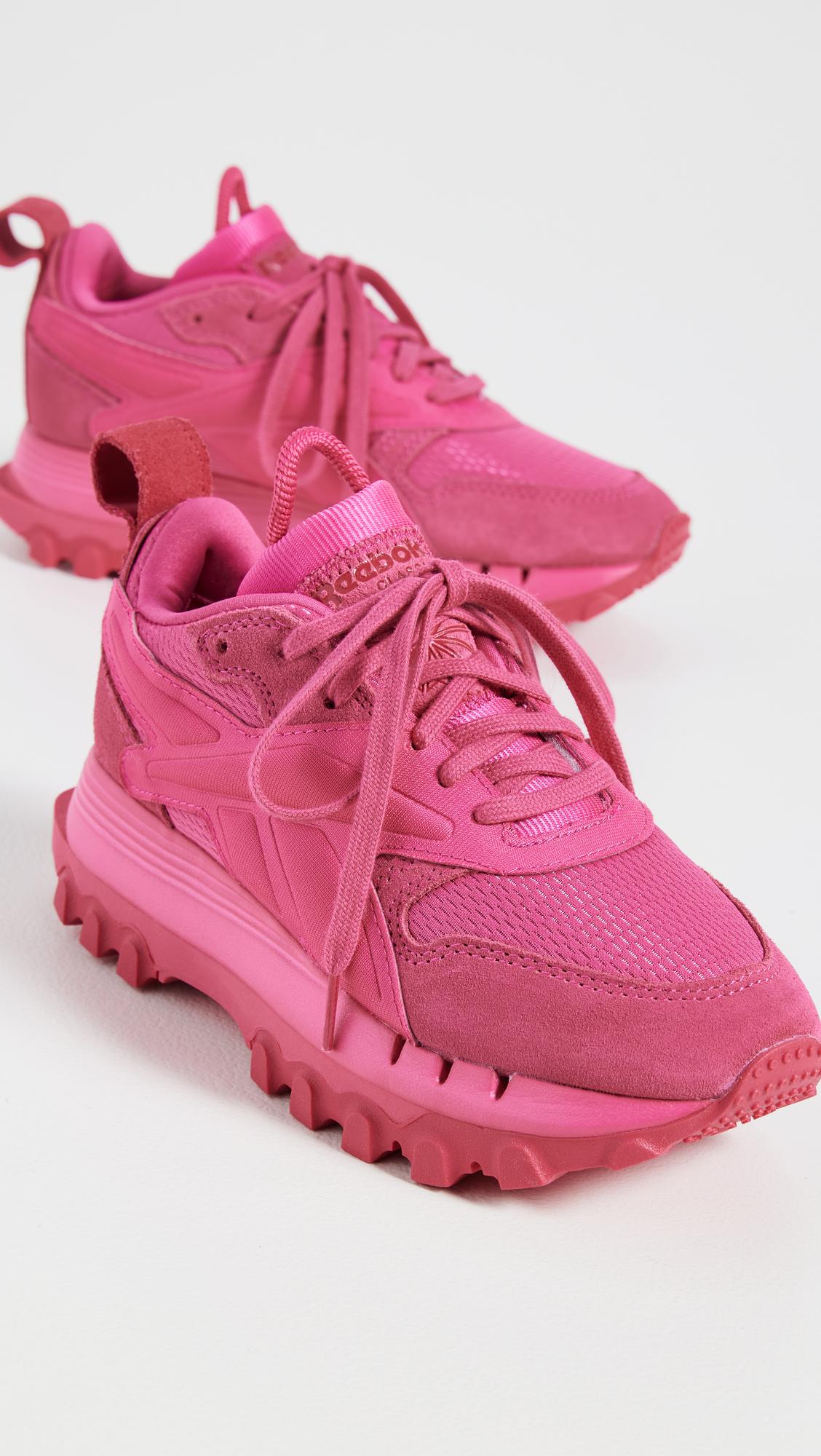cardi b reebok pink shoes