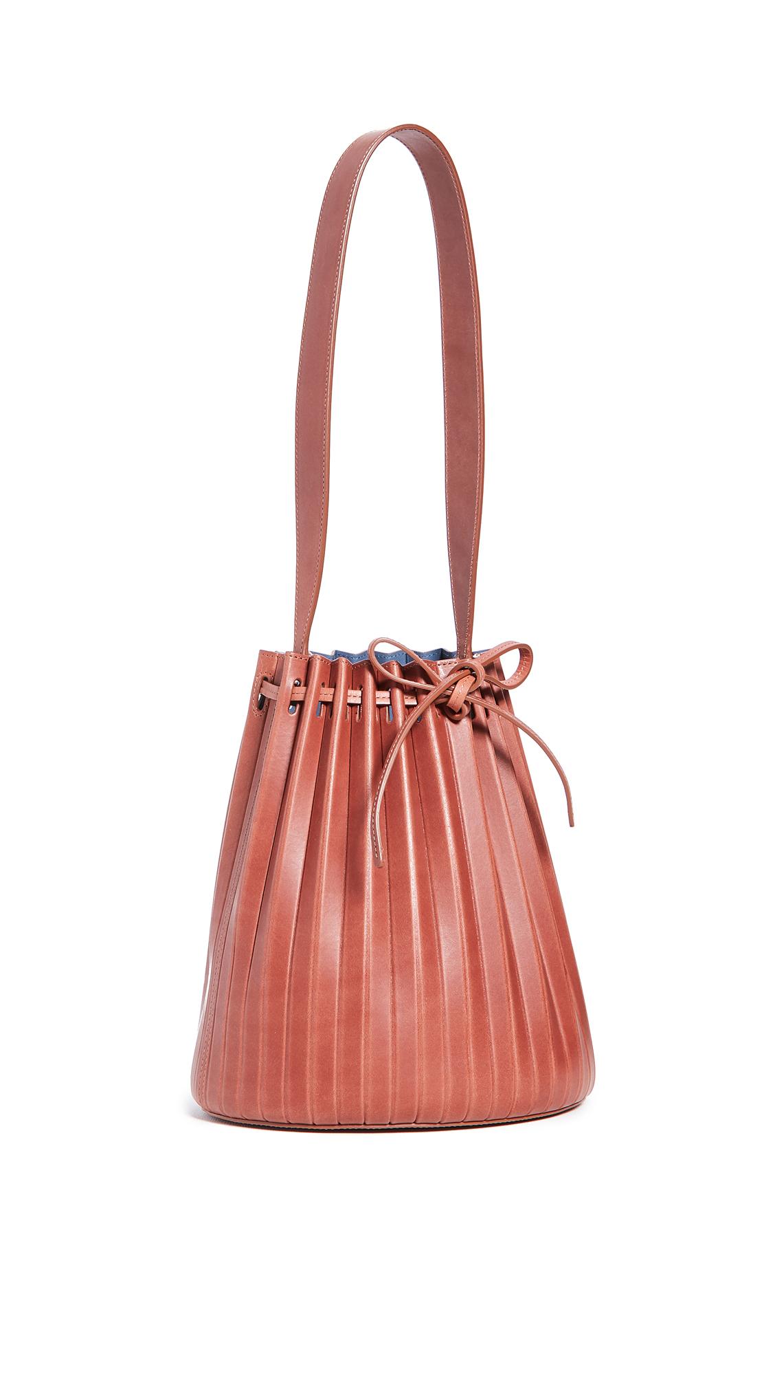 Pleated bucket 2024 bag