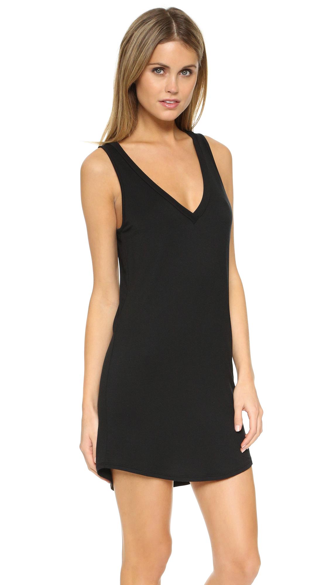 v neck tank dress