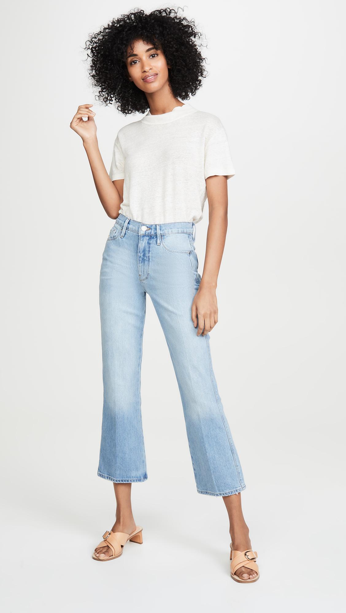 FRAME Denim Le Sylvie Kick Flare Jeans 