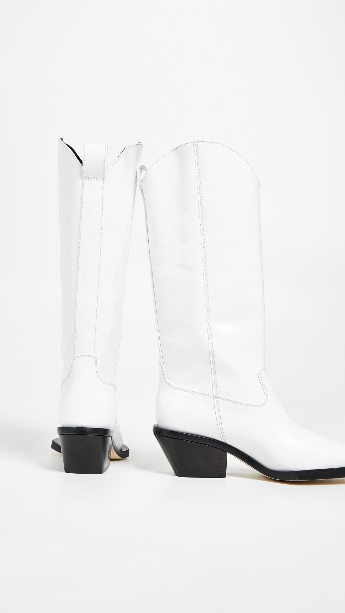 helmut lang white boots