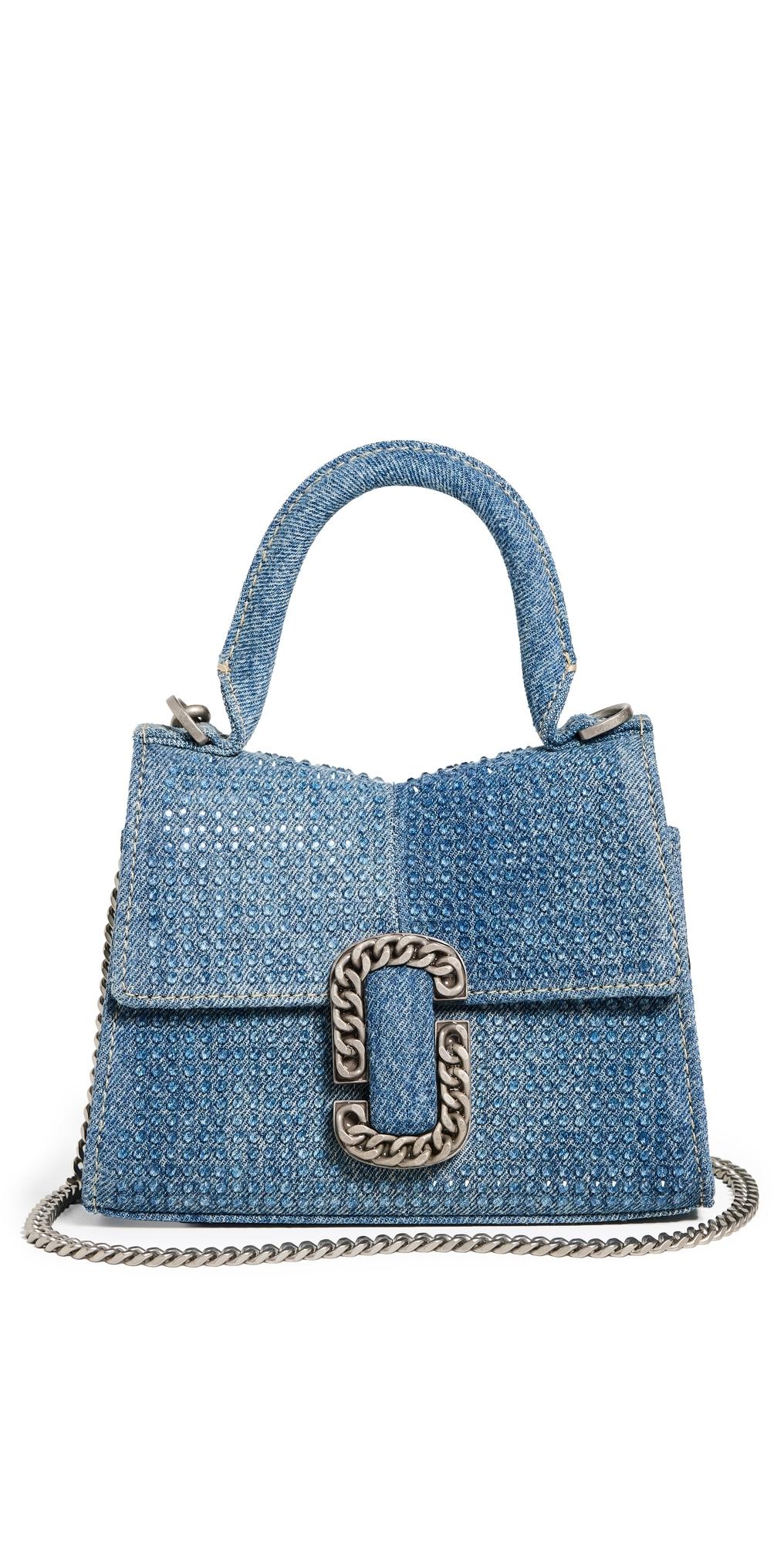セール☆MARC JACOBS THE MONOGRAM DENIM ST MARC ミニ Marc Jacobs The Washed Monogram Denim St. Marc Mini Top