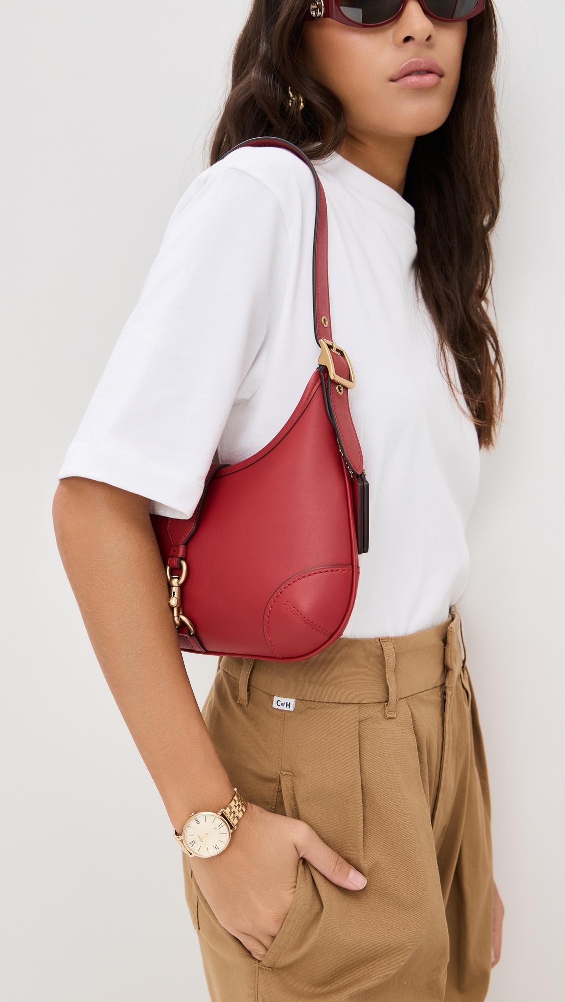 COACH Hamptons Hobo Bag in Red Lyst