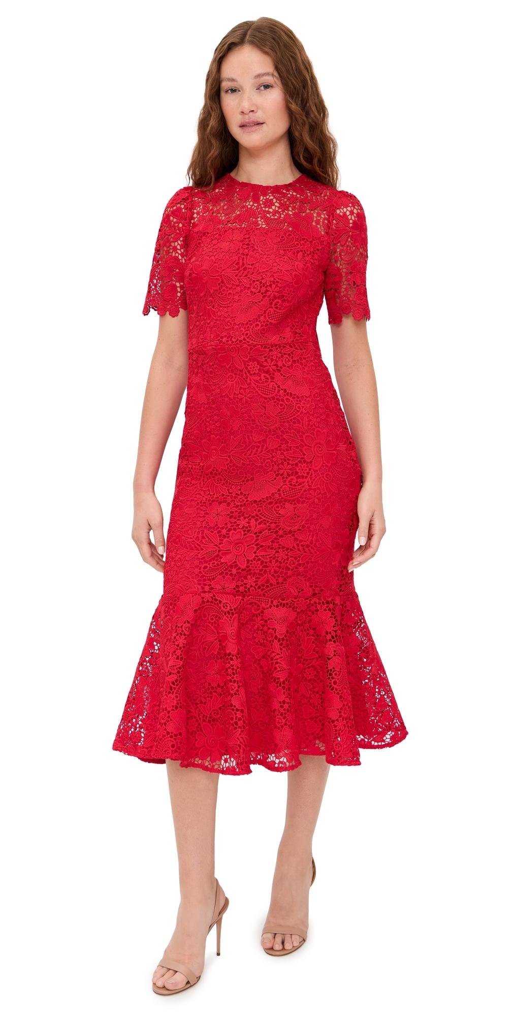 shoshanna fit and flare dress Shoshanna Sofie Fit-and-Flare Dress