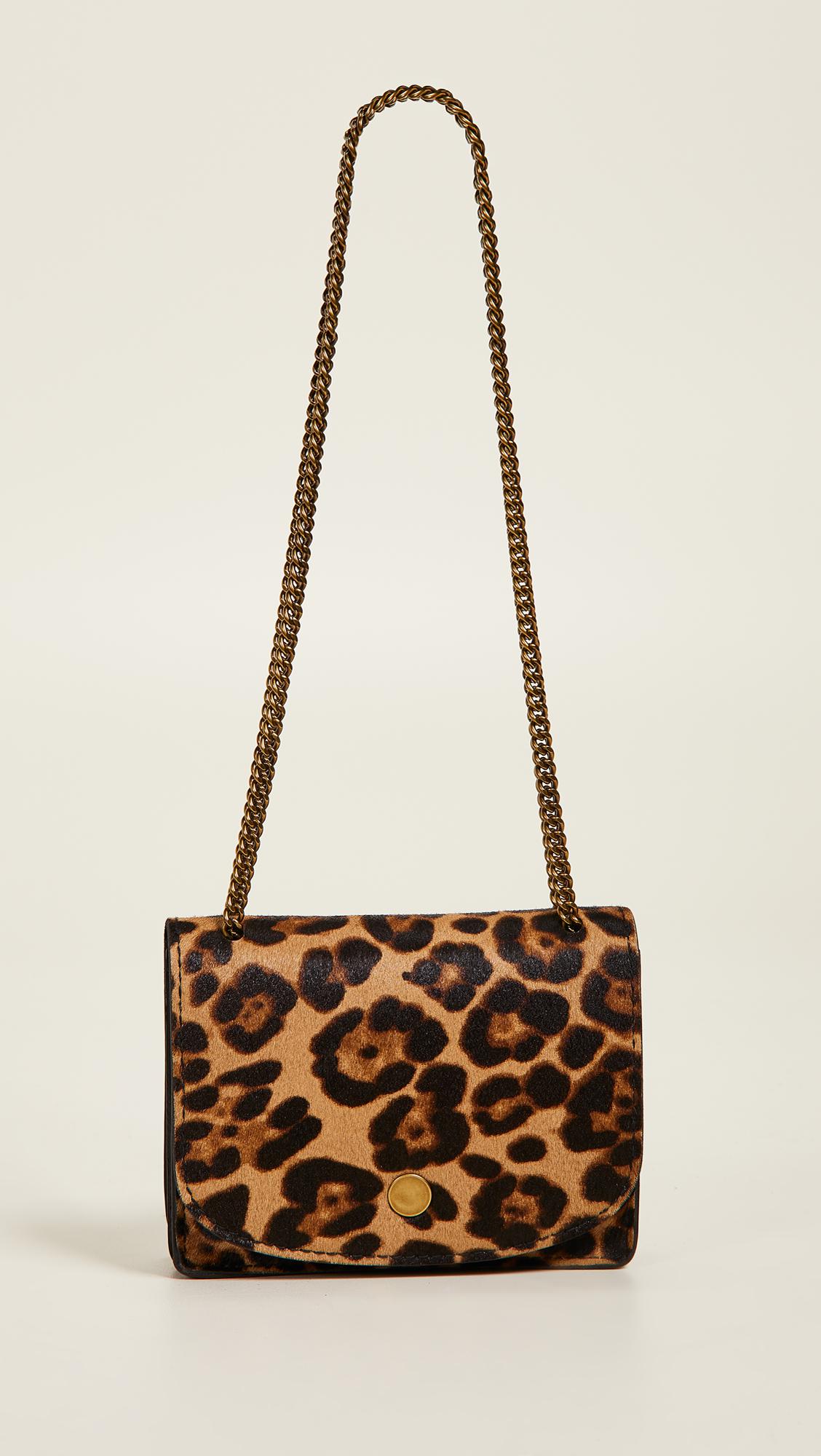 Madewell Leather The Chain Crossbody Bag In Haircalf - Lyst