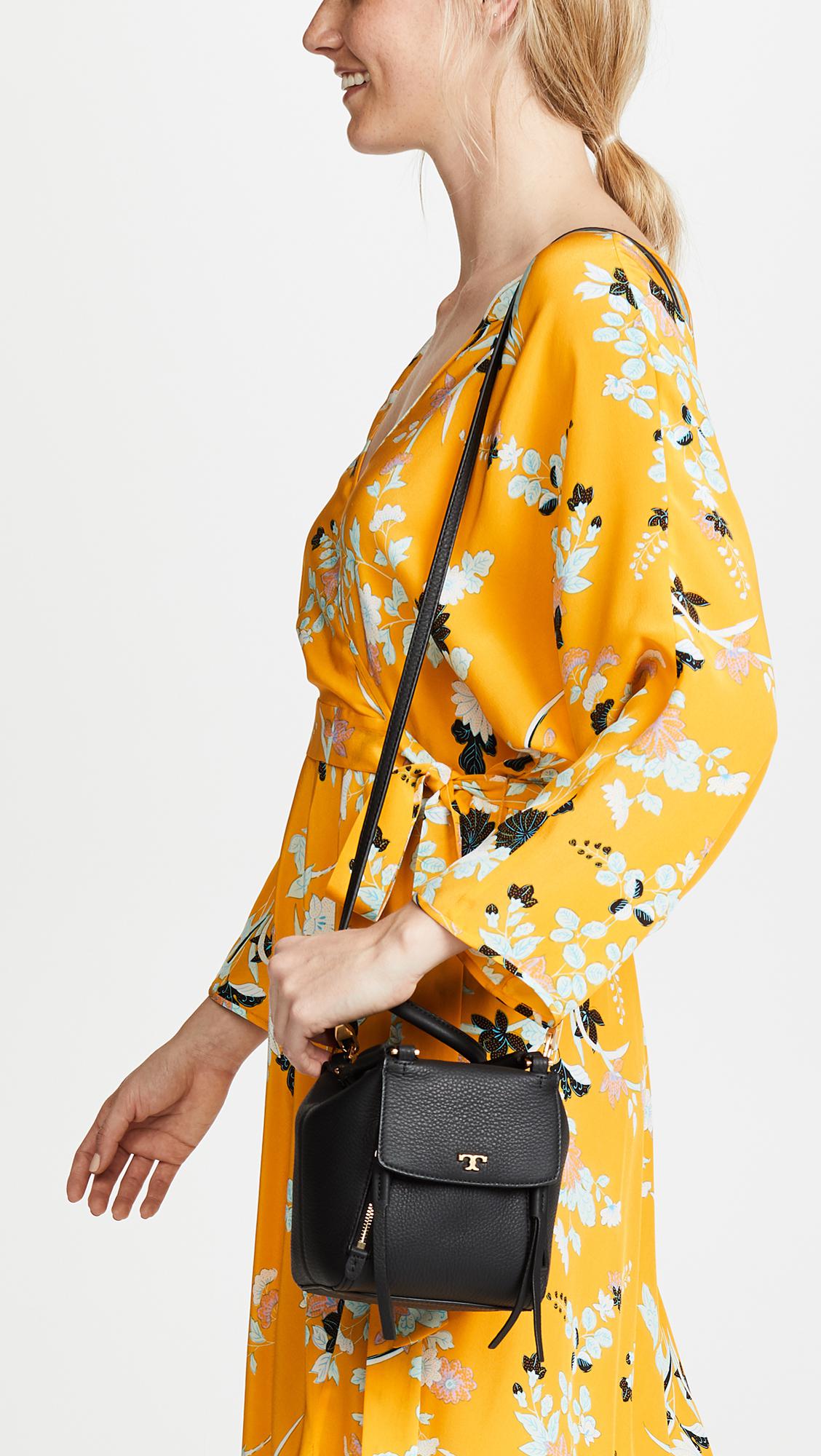 Half moon tory burch satchel hot sale