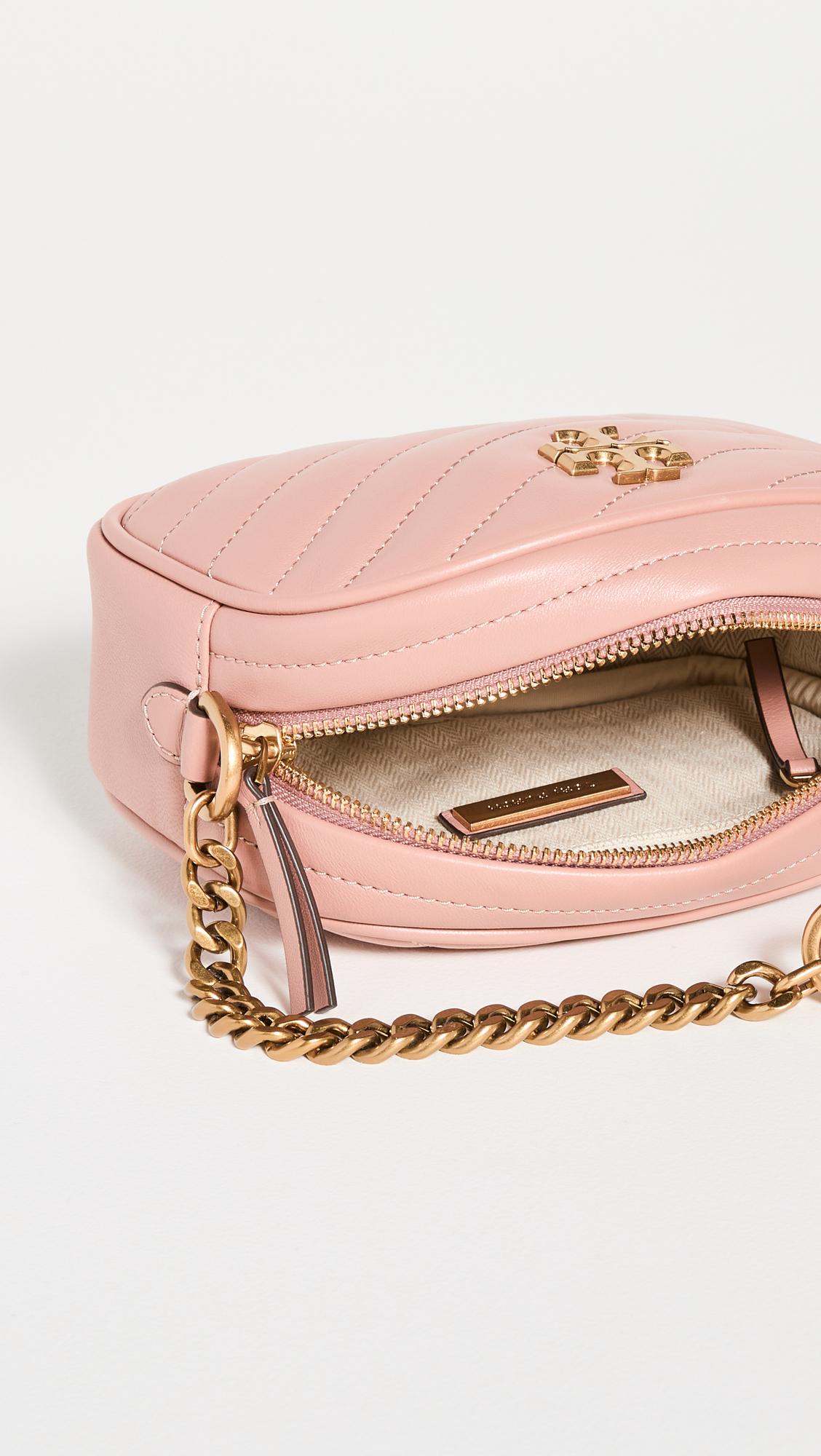 Tory Burch Kira Chevron bag in Pink moon, Luxury, Bags & Wallets