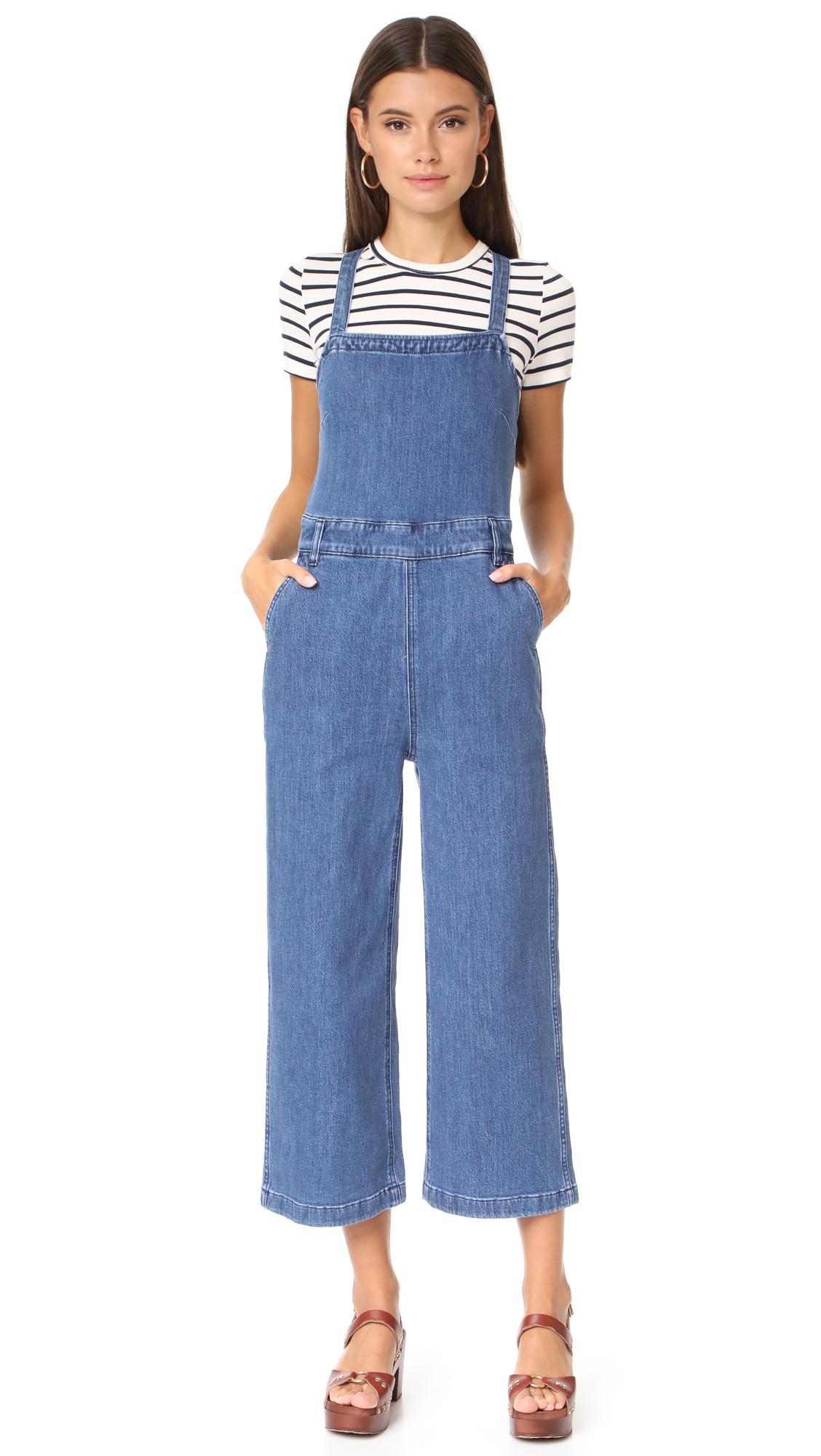 madewell jumpsuit denim