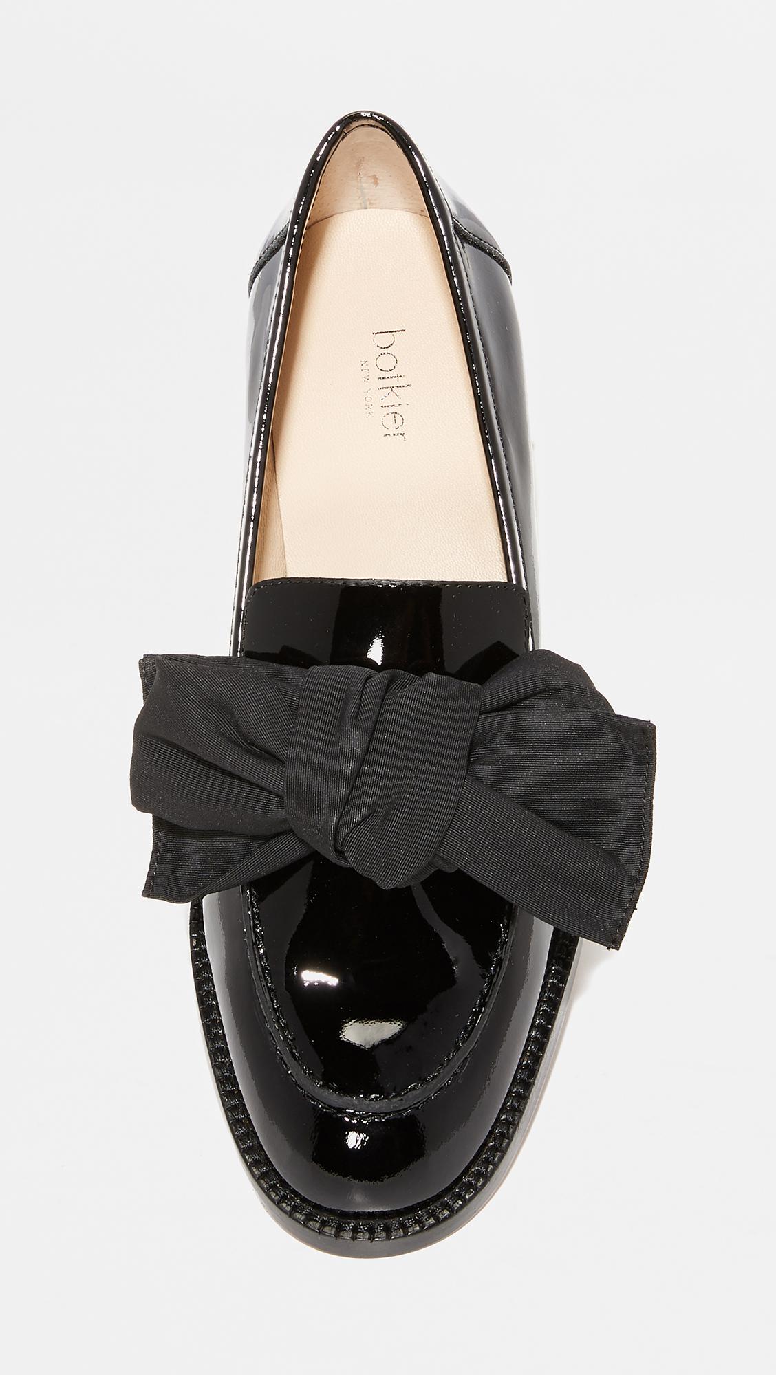 Botkier Violet Bow Loafers in Black | Lyst