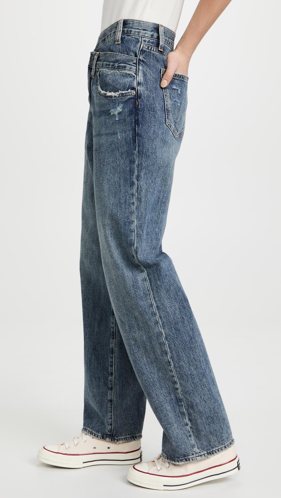 Pistola Denim Bobbie High Rise Wide Leg 