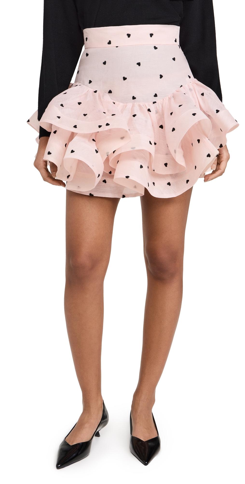 【Zimmermann】CRUSH SCALLOPED MINI SKIRT スカロップ ミニ Crush Scalloped Mini Skirt | Zimmermann | Le Mill