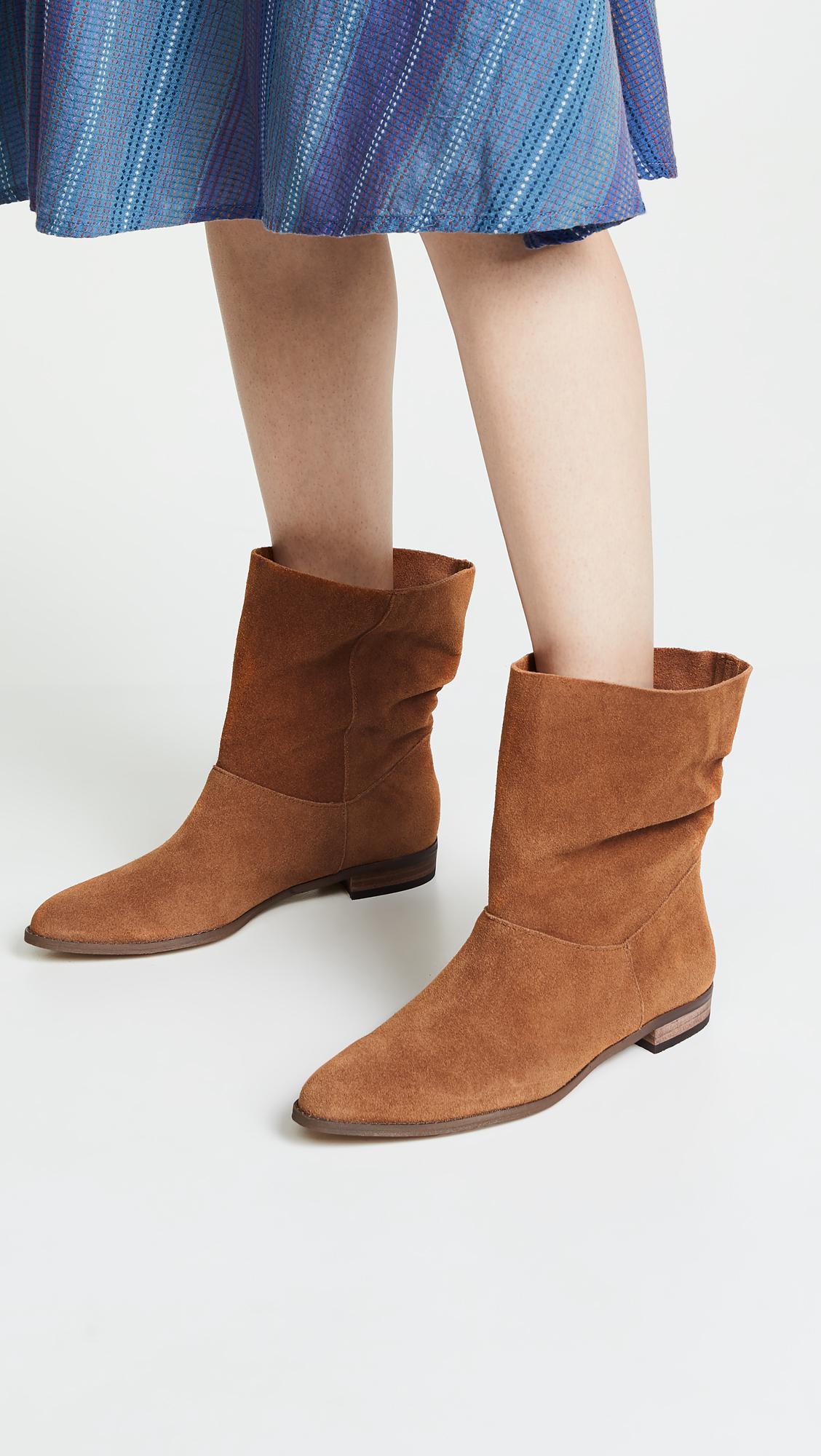 splendid claudia suede booties