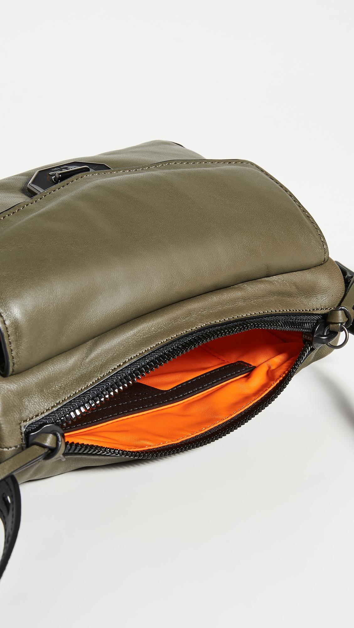 Rag & Bone Leather Small Field Messenger Puffer Bag Lyst