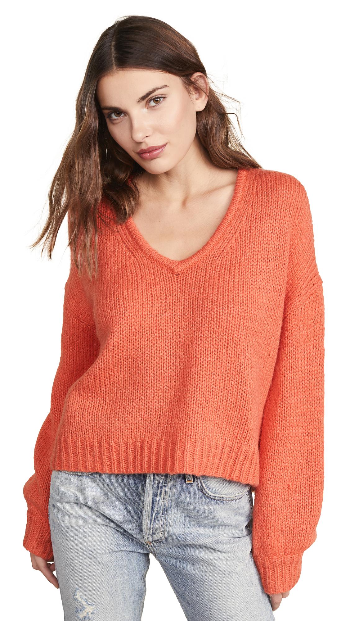 madewell balloon sleeve pullover sweater