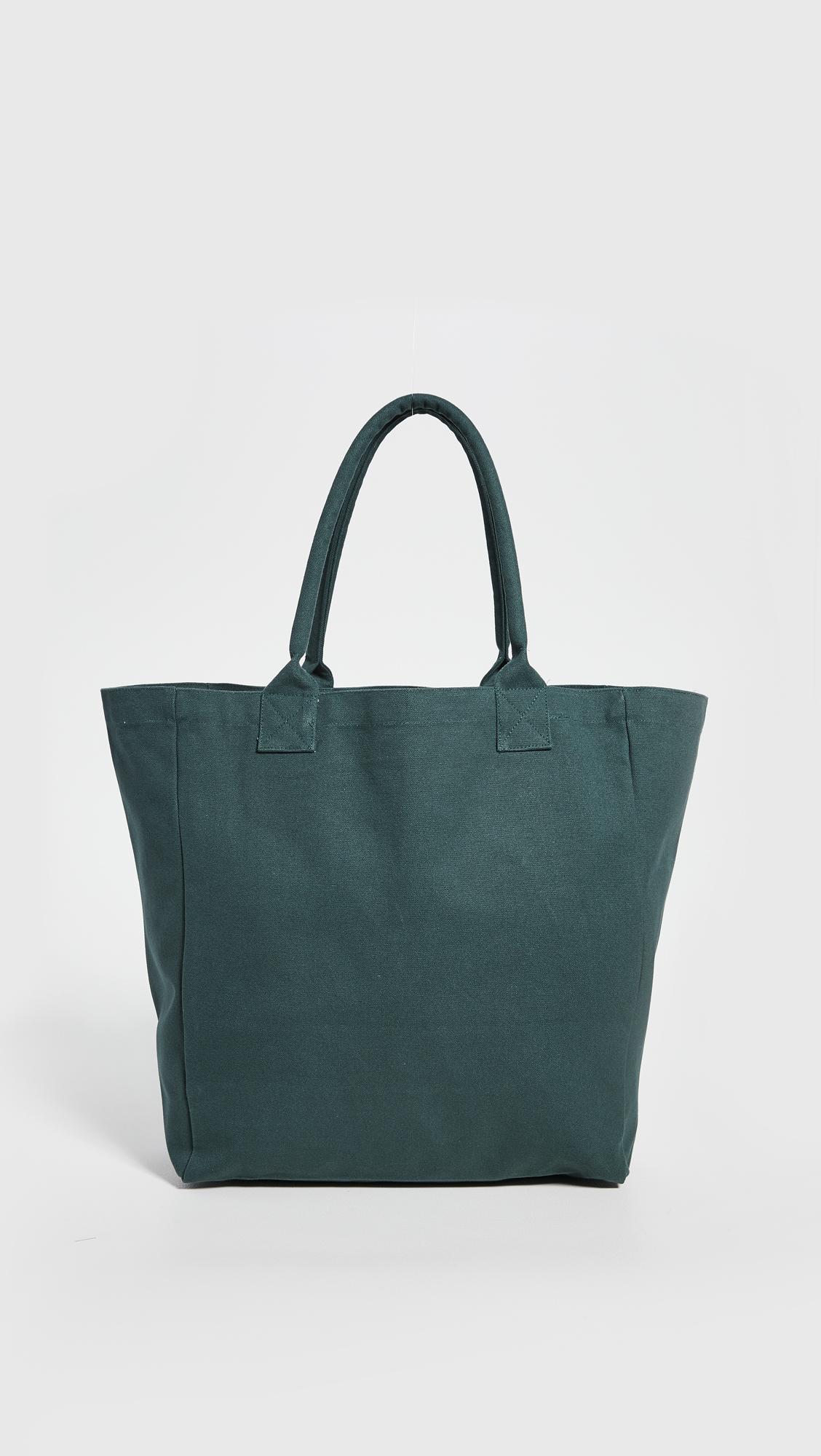 Isabel Marant Canvas Yenky Tote in Dark Green (Green) Lyst