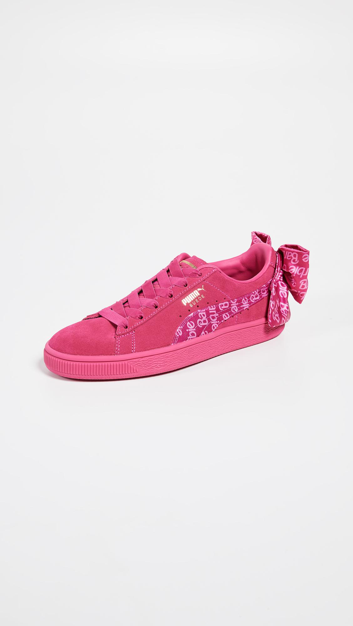 PUMA Suede Sneakers With Barbie Doll in Pink | Lyst