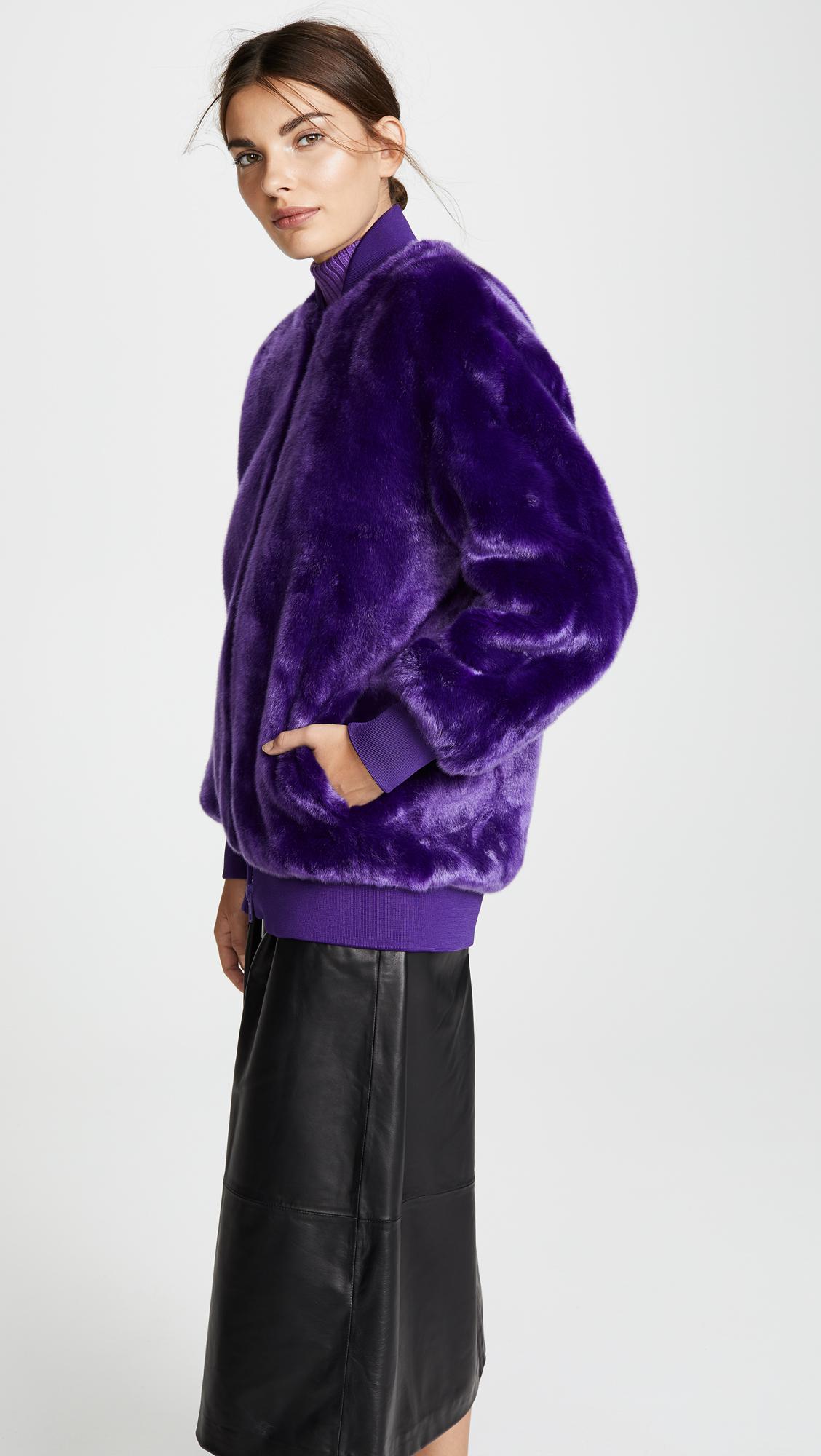 tibi zip up track jacket