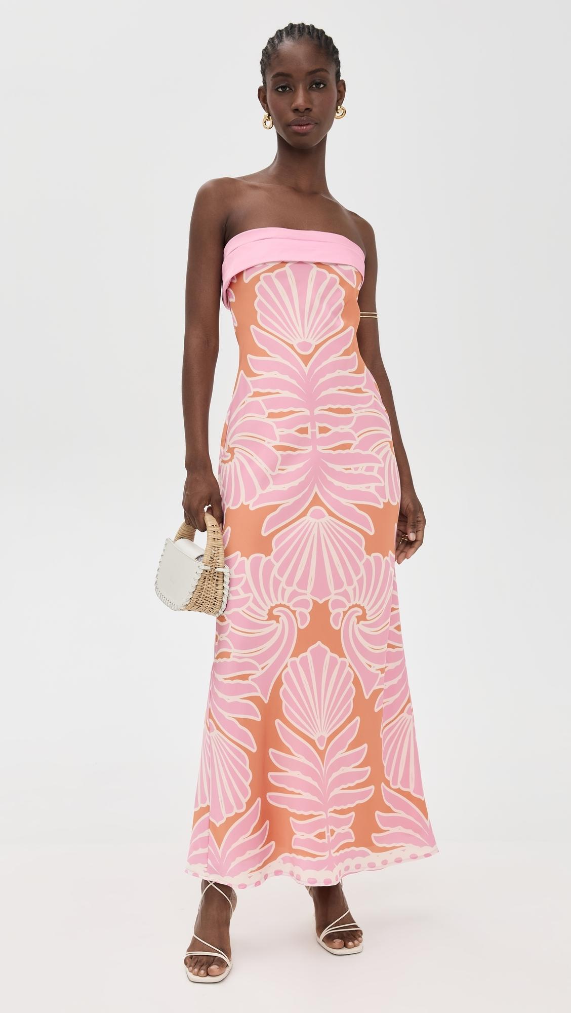 seven wonders pink dress Seven Wonders Sarra Maxi Dress in Pink
