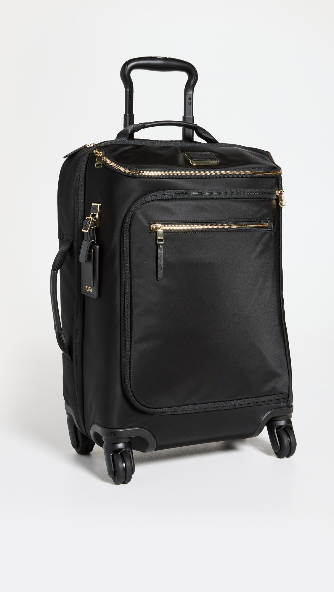 Tumi Leger International Carryon Suitcase in Black Lyst UK