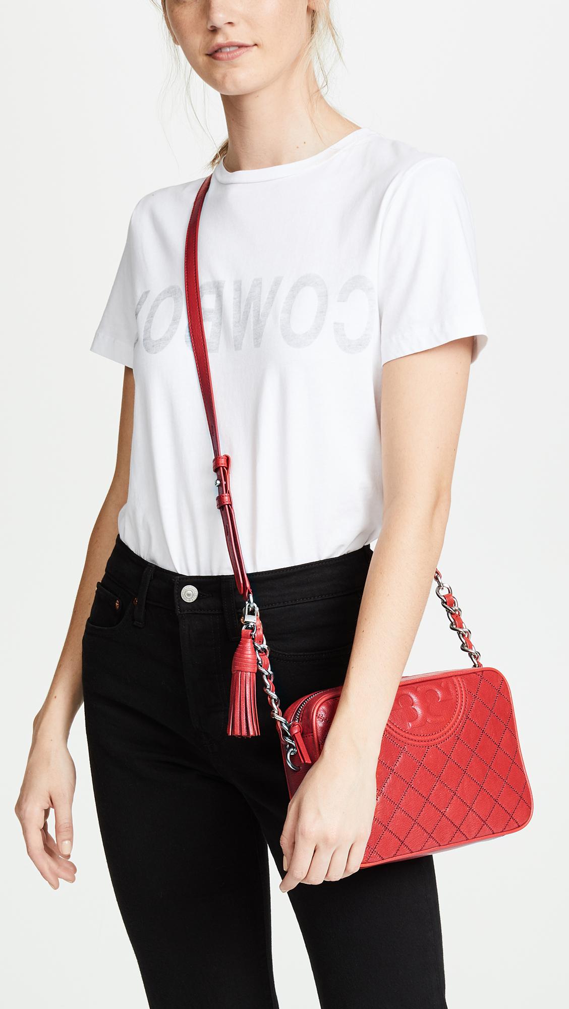 tory burch fleming leather