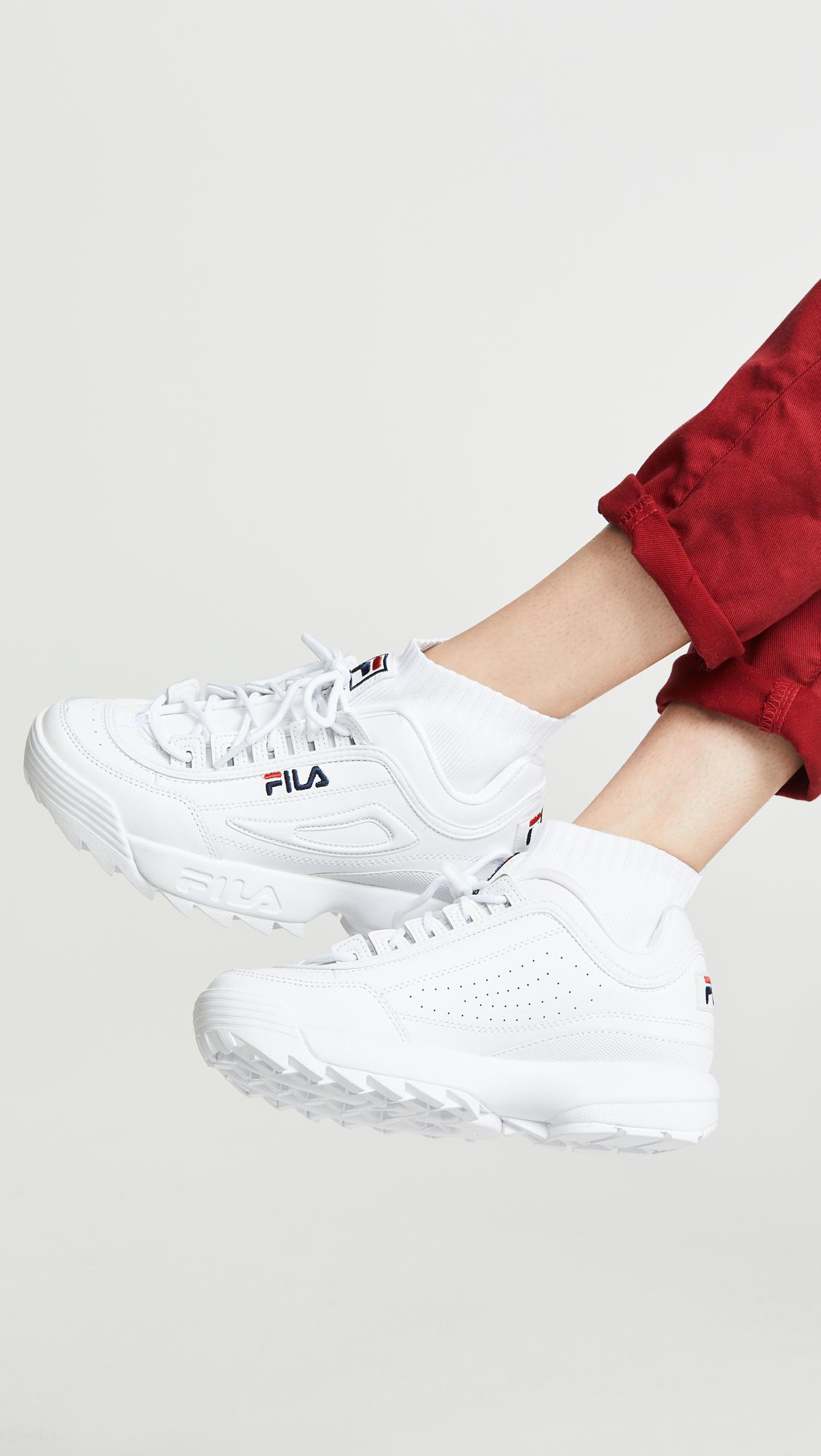 fila disruptor monomesh sockfit sneaker