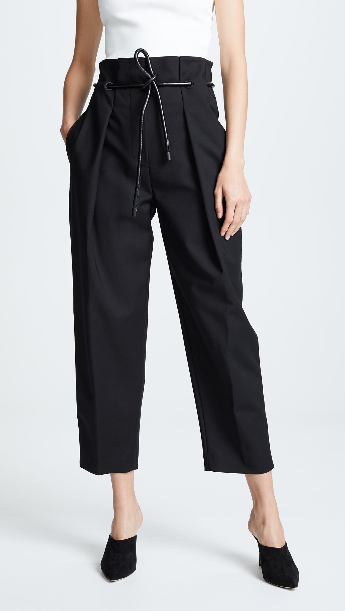 3.1 Phillip Lim Origami Pants in Black - Lyst