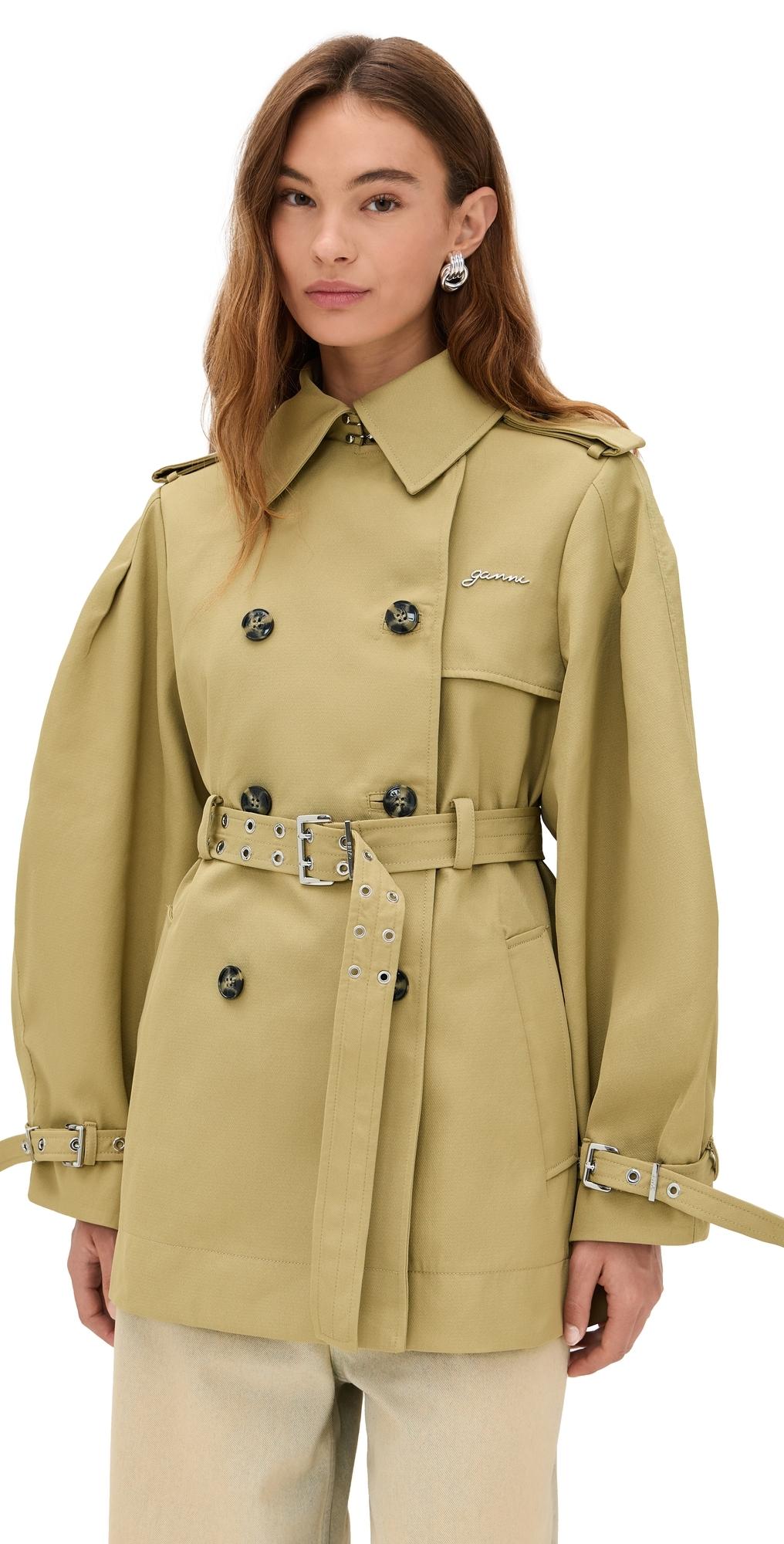 Ganni Trench coats for Women | Online Sale up to 30% off
