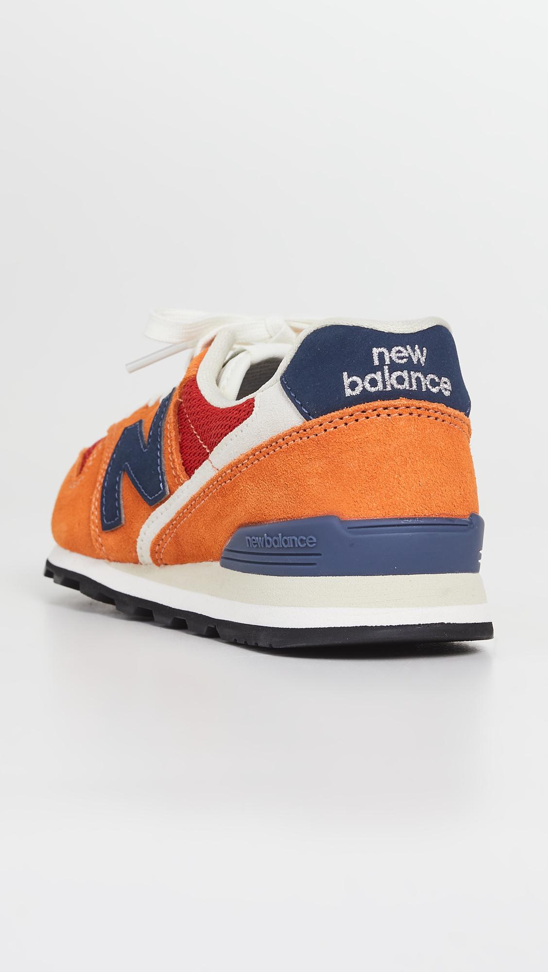 Vacante India Endurecer New Balance 996 V2 Sneakers in Orange | Lyst