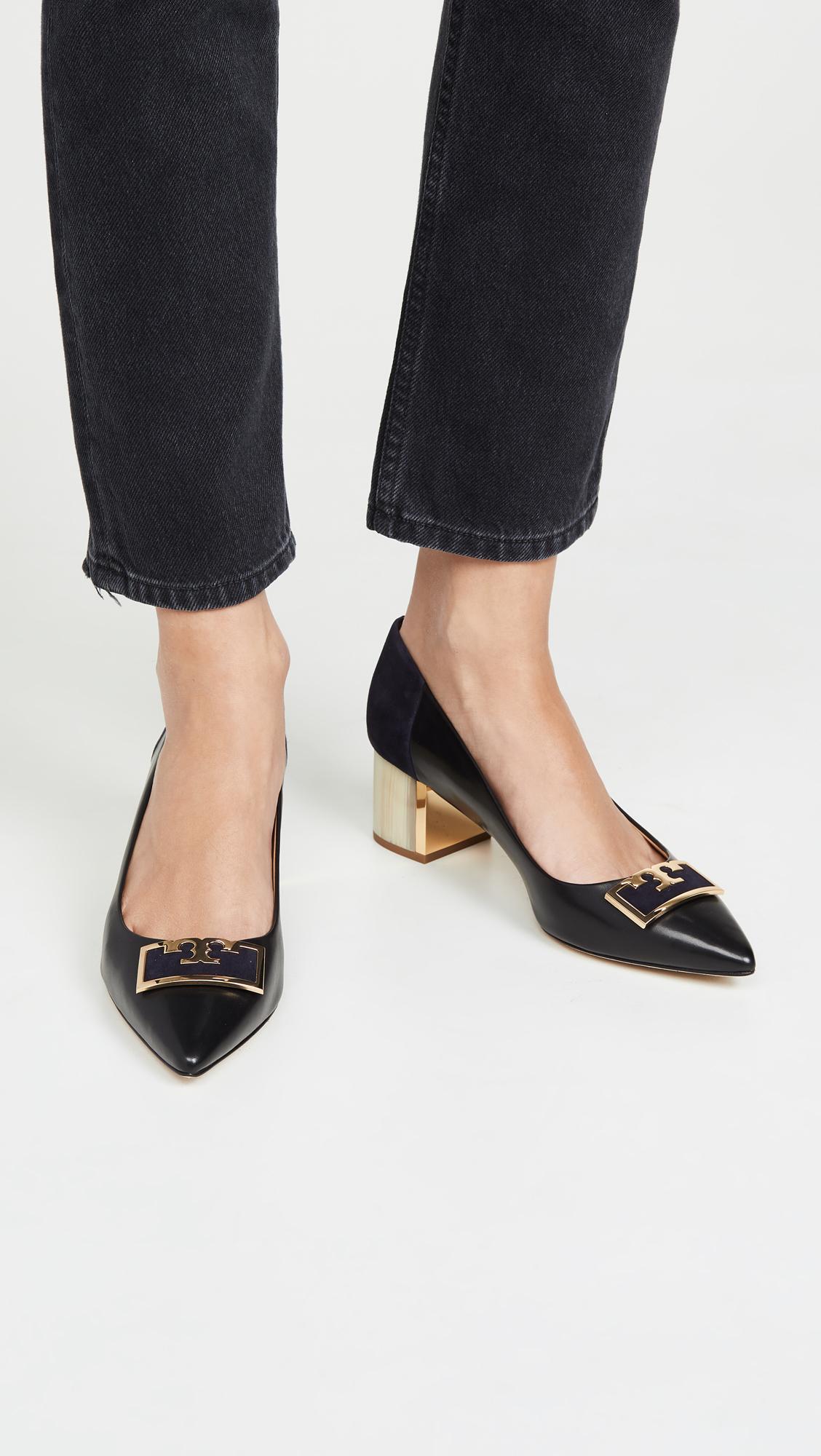 Tory Burch 55mm Pointy Toe Pumps in Black Lyst