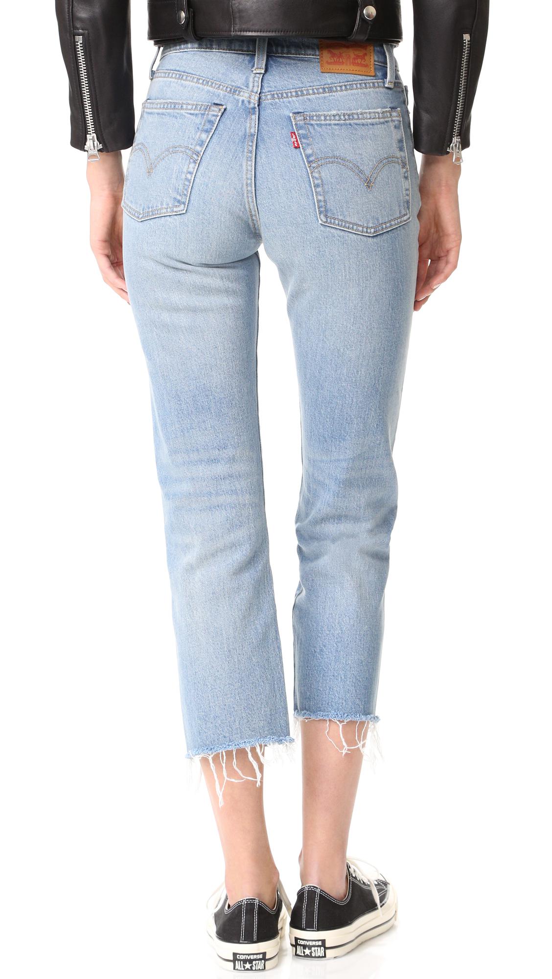 Levis Denim Wedgie Straight Jeans In Blue Lyst