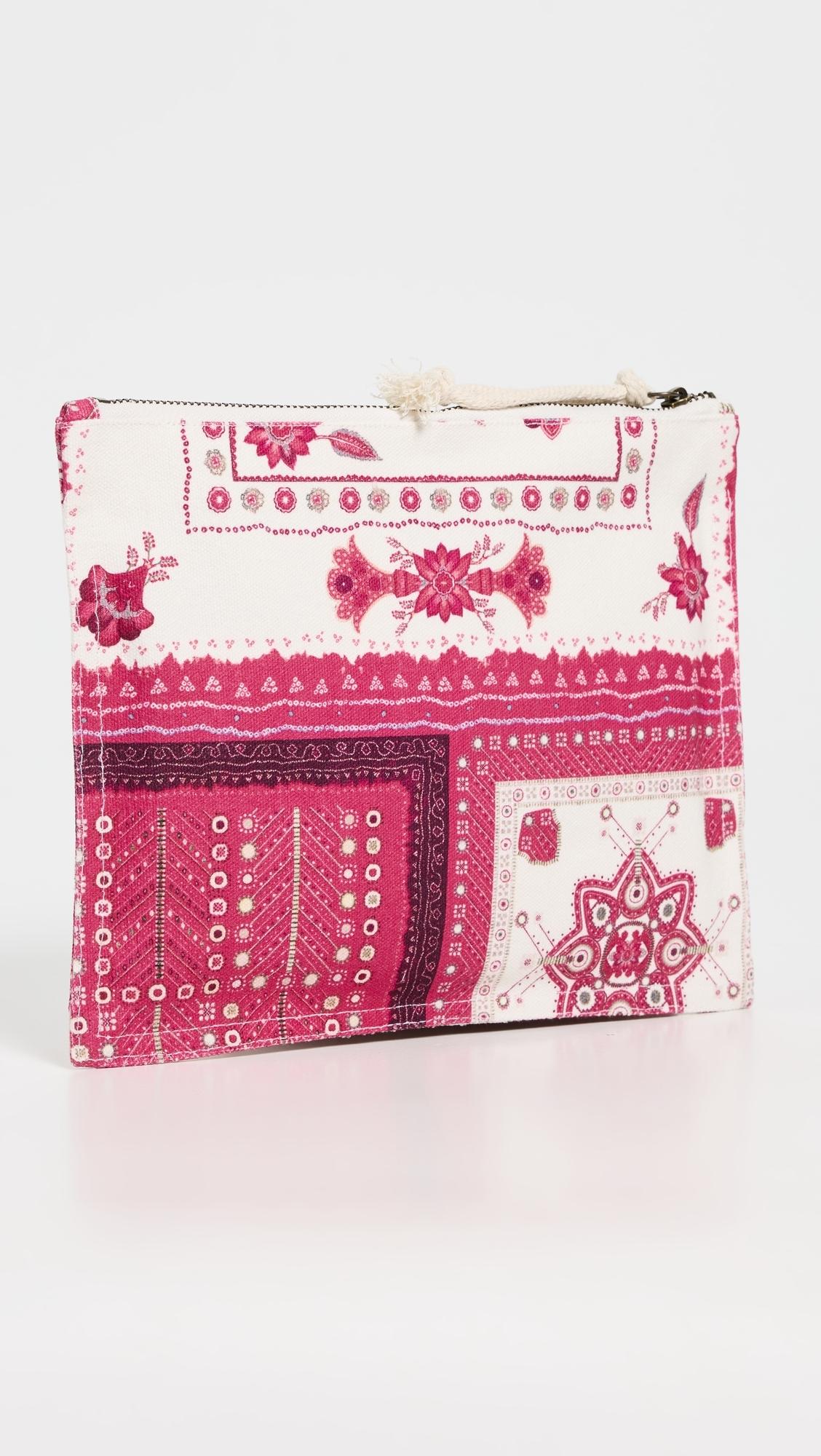 クラッチバッグ Netia pouch - Isabel Marant - Cotton - Multi NETIA CLUTCH Woman black | ISABEL MARANT Official online store