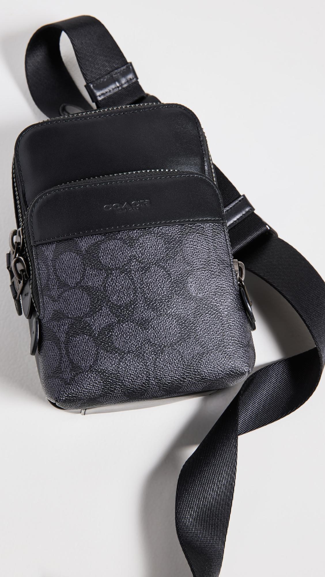 COACH Gotham Sling Pack in Black for Men Lyst