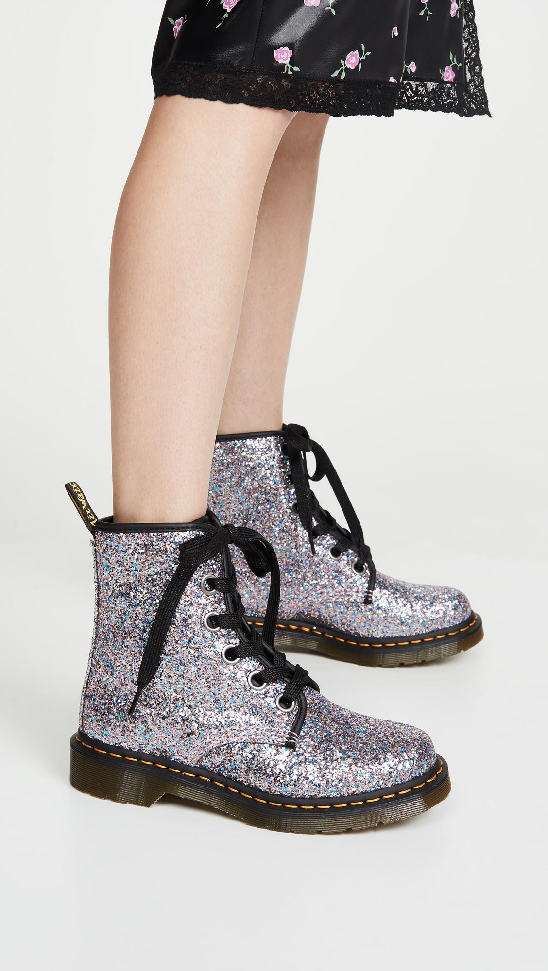 dr martens chunky glitter