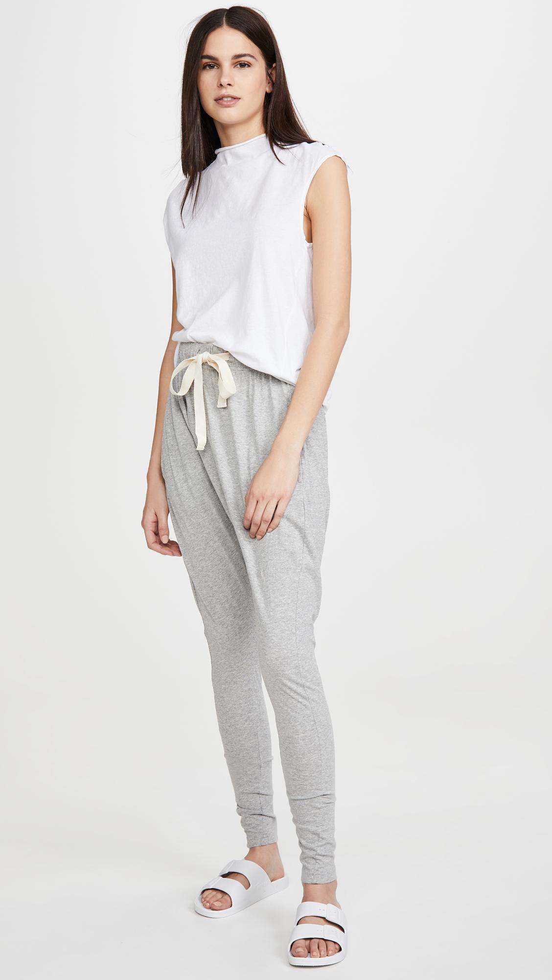 Bassike Cotton Slouch Jersey Pants in 