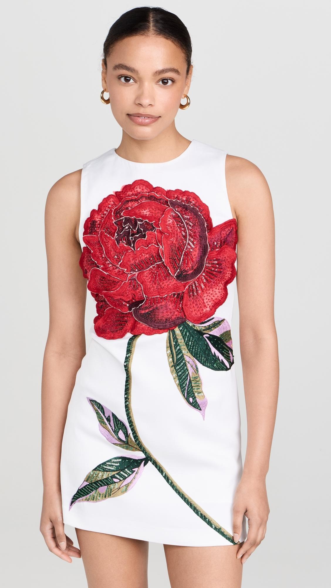 Alice + Olivia Alice + Olivia Clyde Embellished Shift Dress