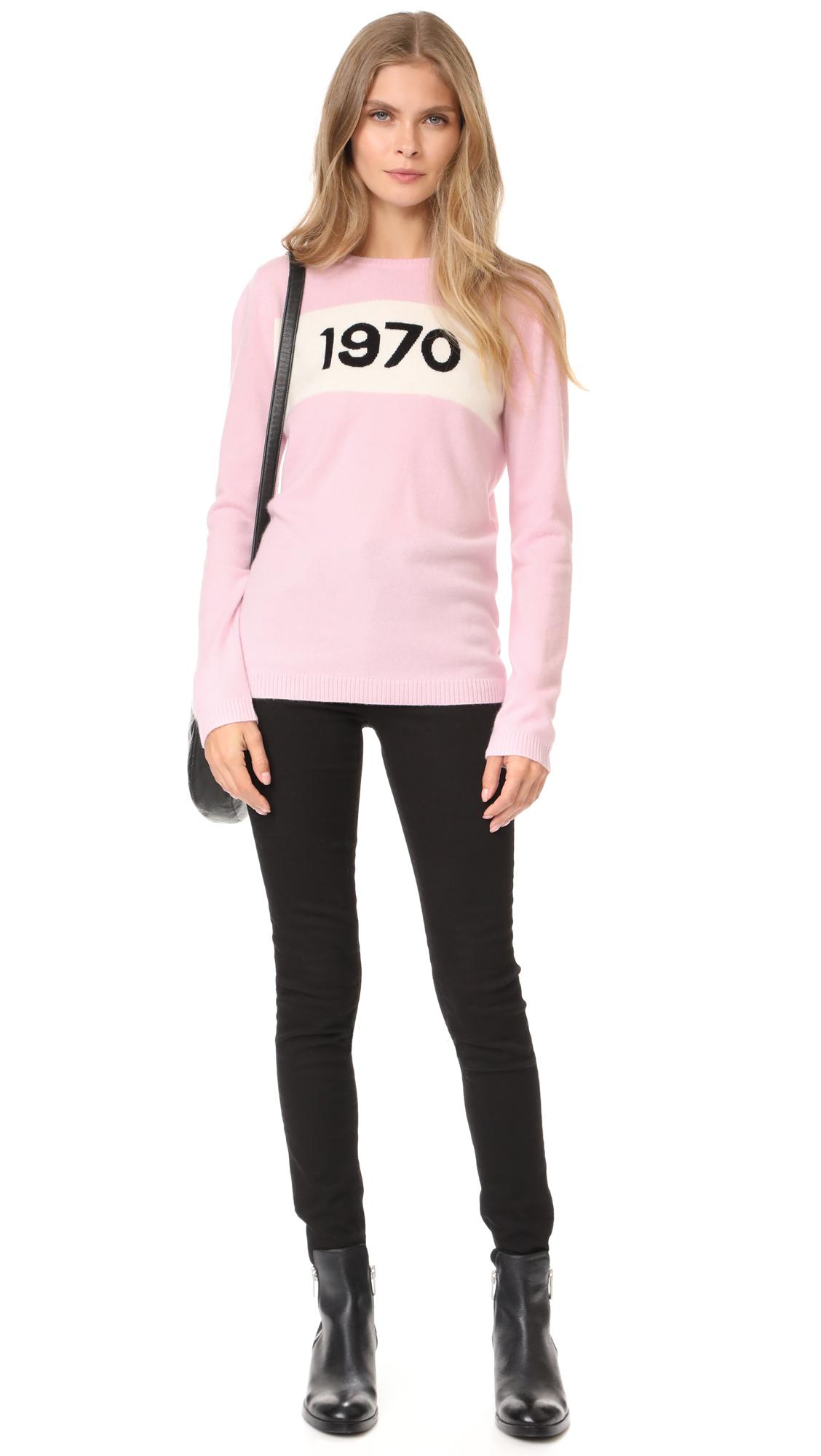 Lyst - Bella Freud Cashmere 1970 Sweater in Pink