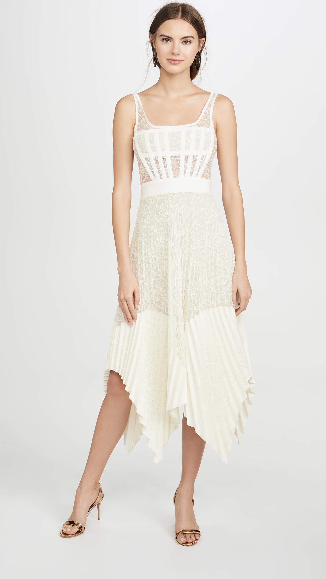 dion lee white pleated dress Tailored Pleat (For Hire) EKOLUV white ensemble is designed for moments that demand refined drama White Pleated Dion Lee Trapeze
