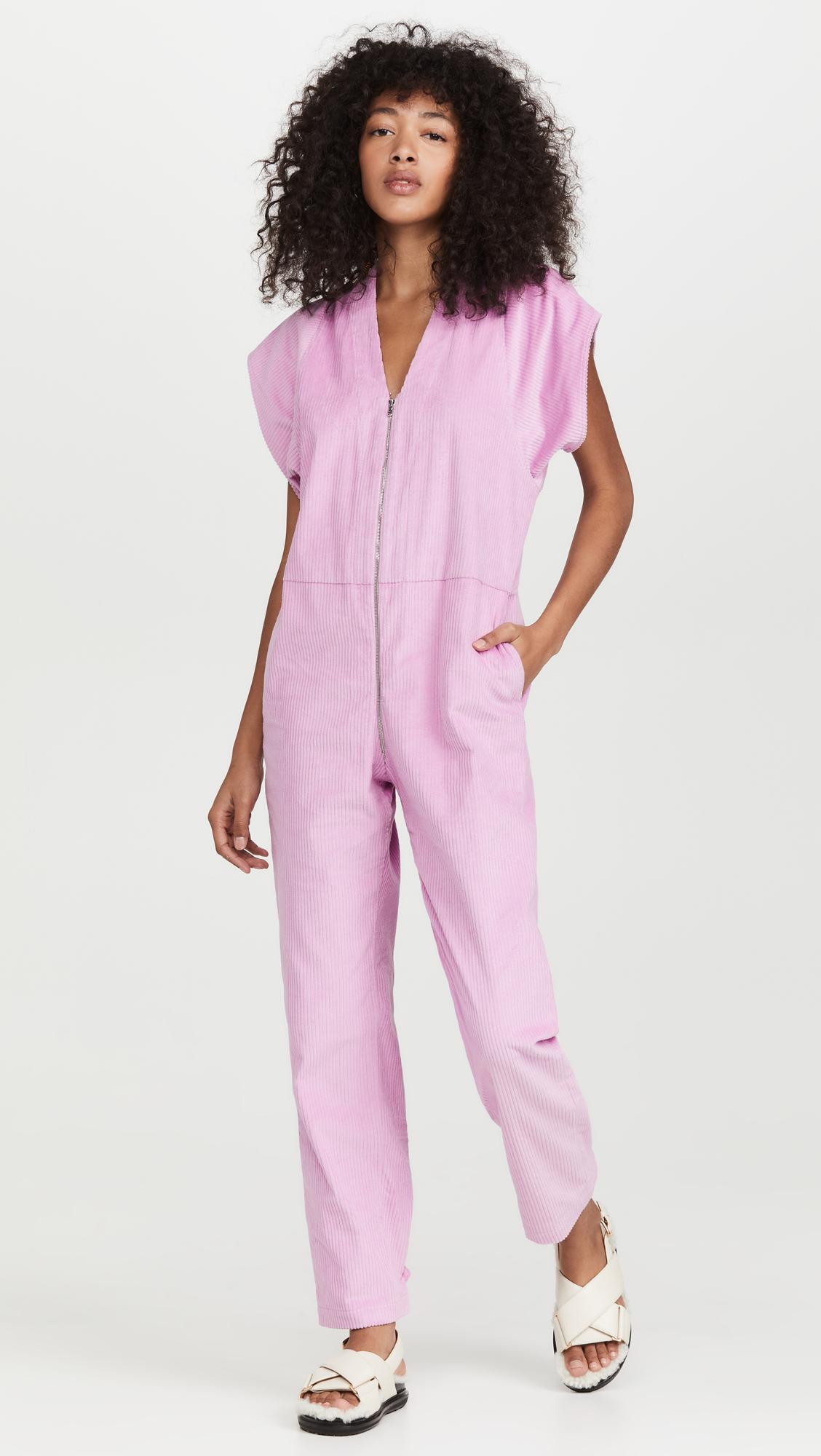 Rachel Comey Cotton Holt Jumpsuit in Blue Womens Clothing Jumpsuits and rompers Full-length jumpsuits and rompers 