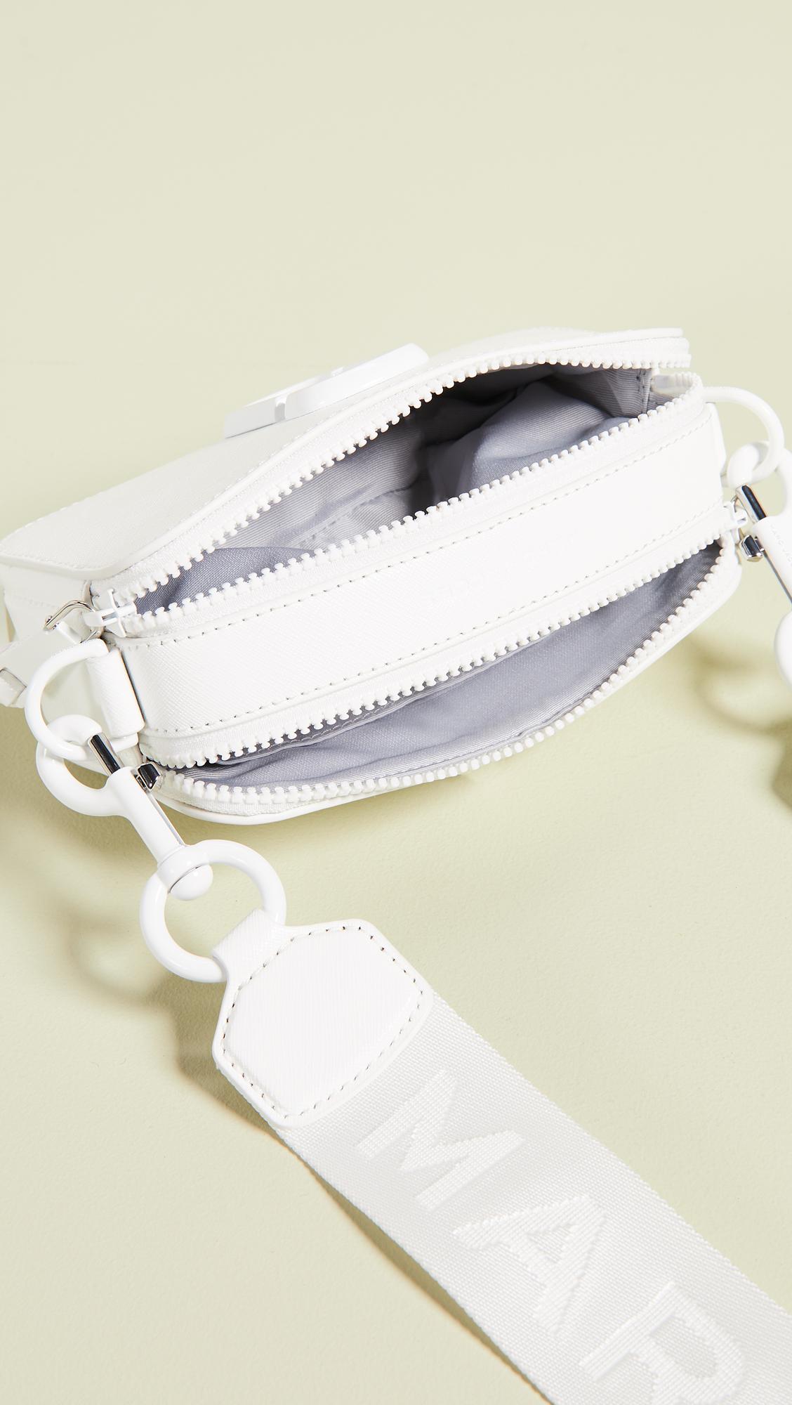 Marc Jacobs Snapshot Dtm Camera Bag in White | Lyst
