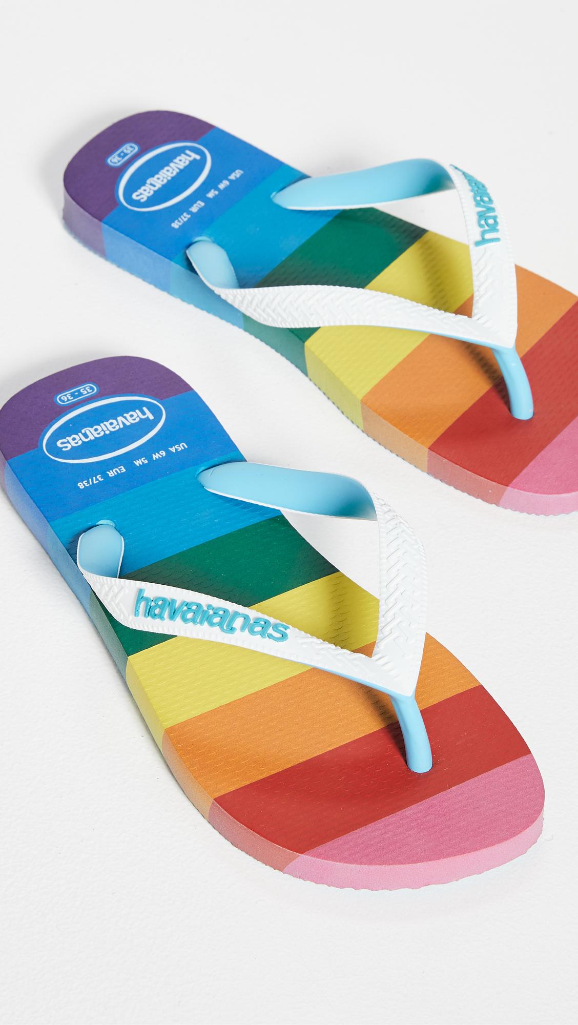 Havaianas pride flip flops Clearance