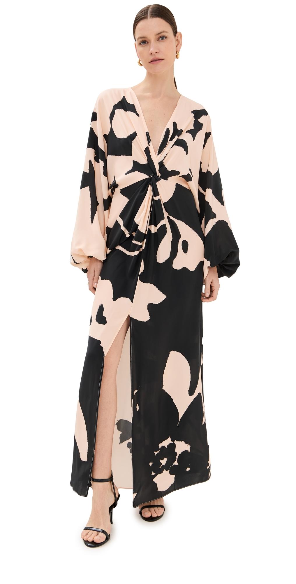 Figue Brenna Silk Dress in Black Lyst