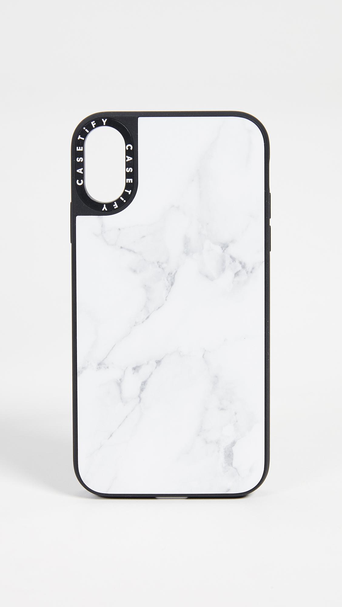 Casetify white marble case Clearance