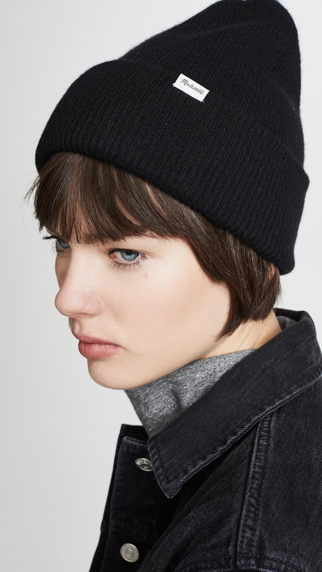 Madewell black beanie on sale