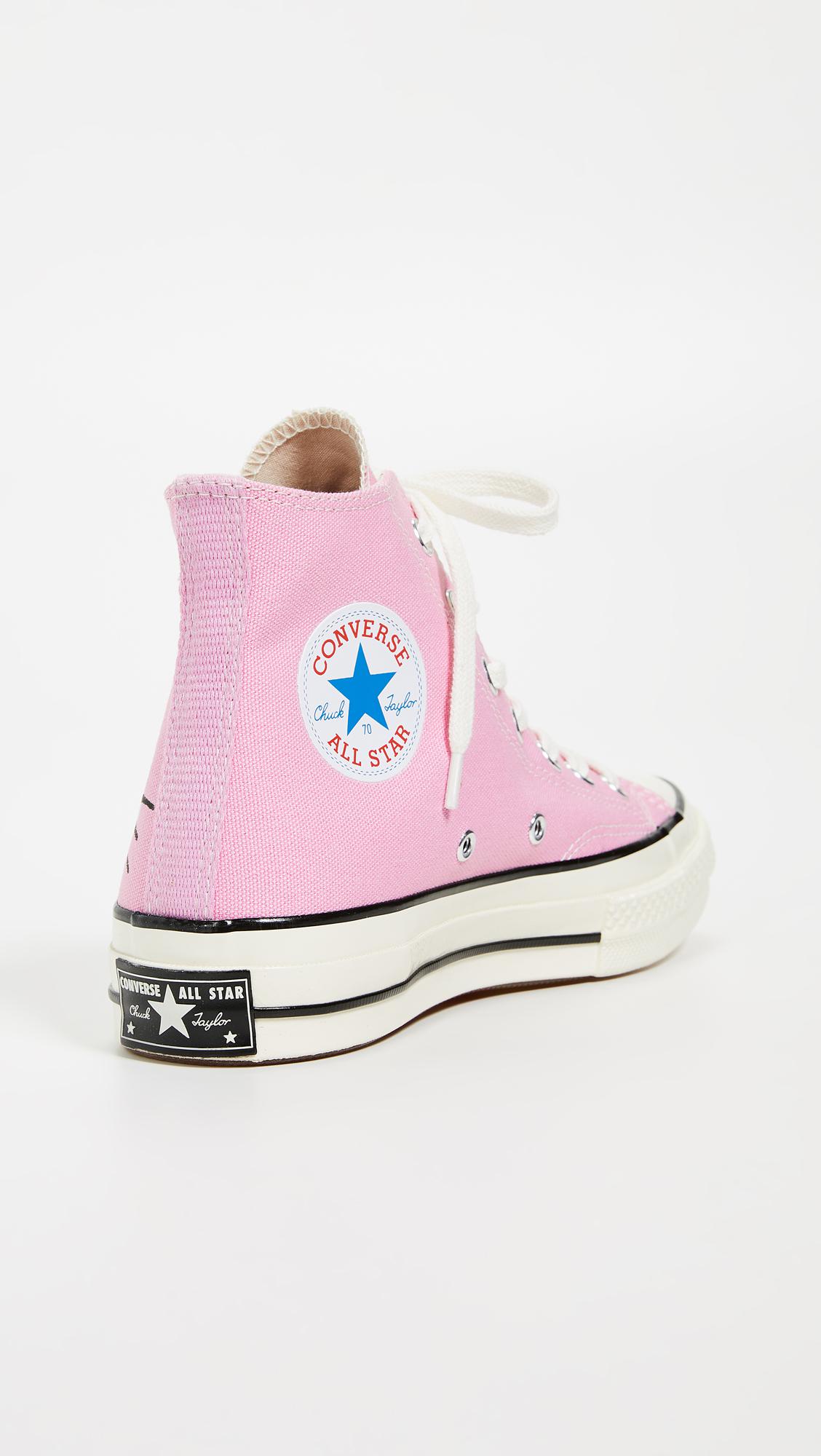 Converse Hello Kitty High Top Sneakers in Pink | Lyst