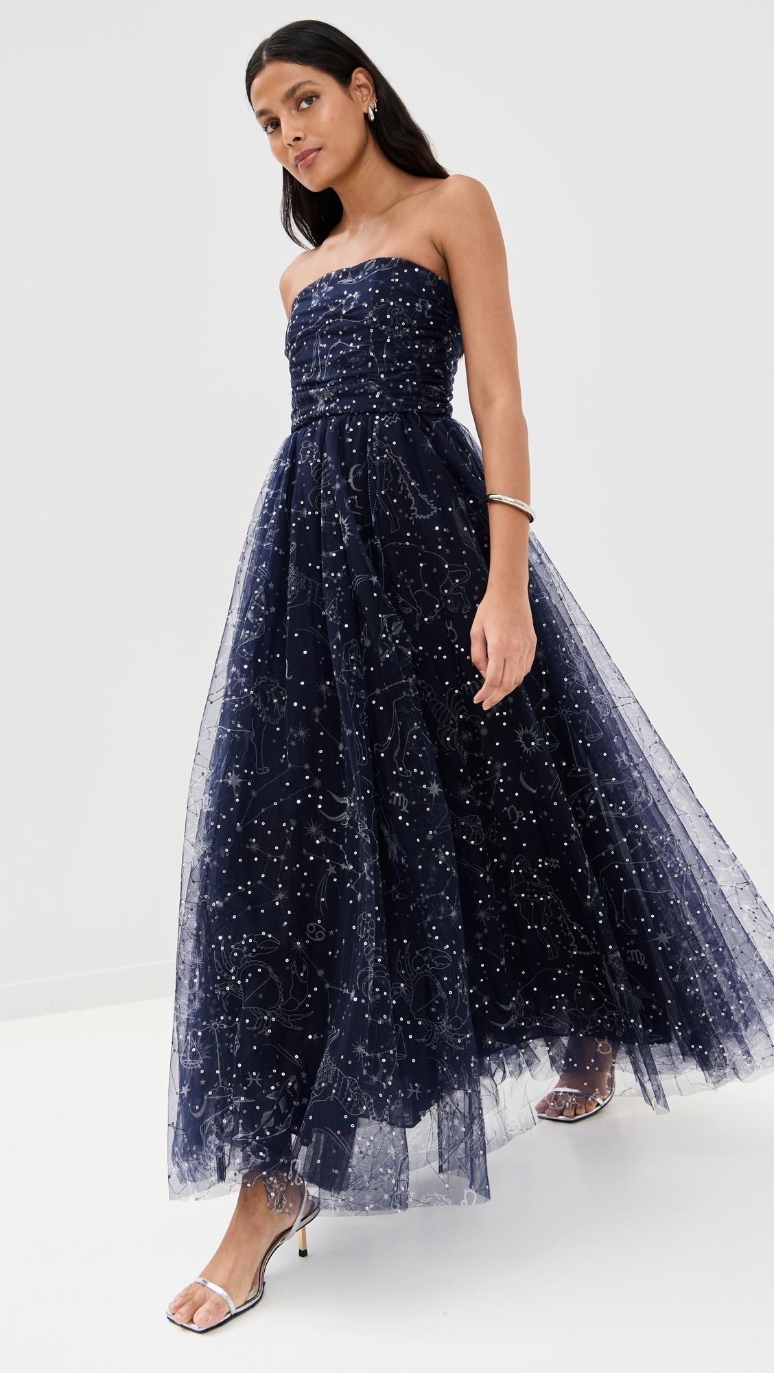 staud blue sequin dress Eton sequined minidress in blue - Staud