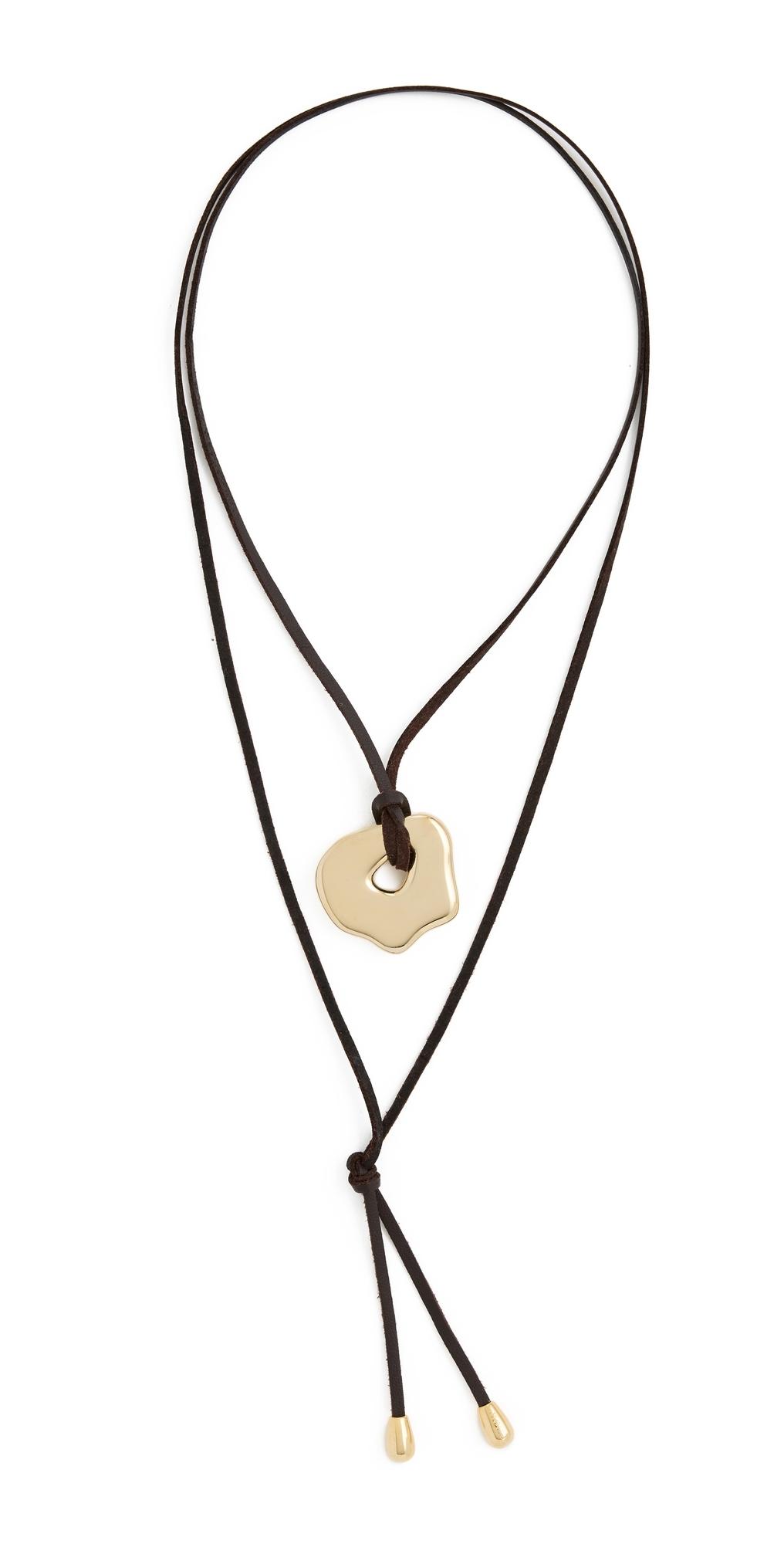 eliou ネックレス Eliou Eliza Wrap Necklace in Black | Lyst Canada