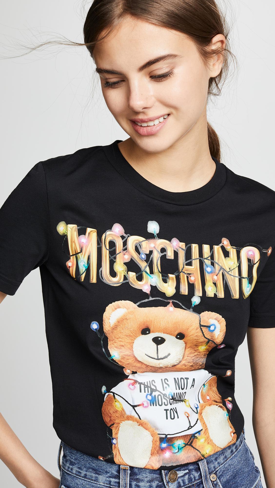 moschino bear shirt